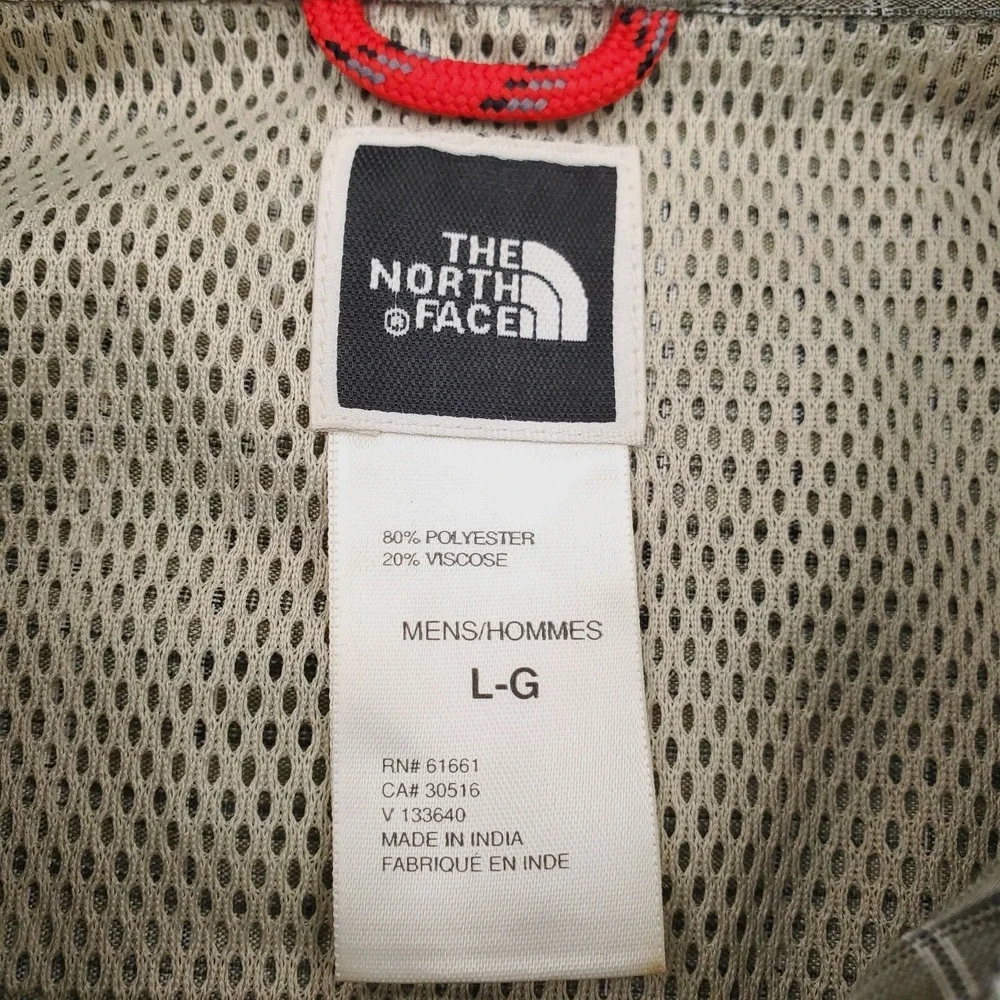 North Face Shirt Mens‎ Large Gray Striped Button Up Outdoor Casual Streetwear